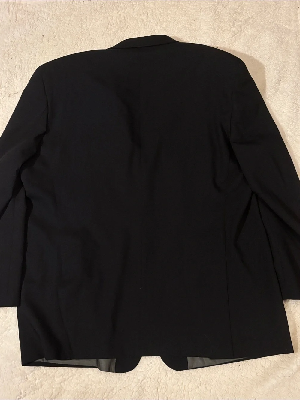 Calvin Klein Classic Black Men's Two-Button Blazer 50L